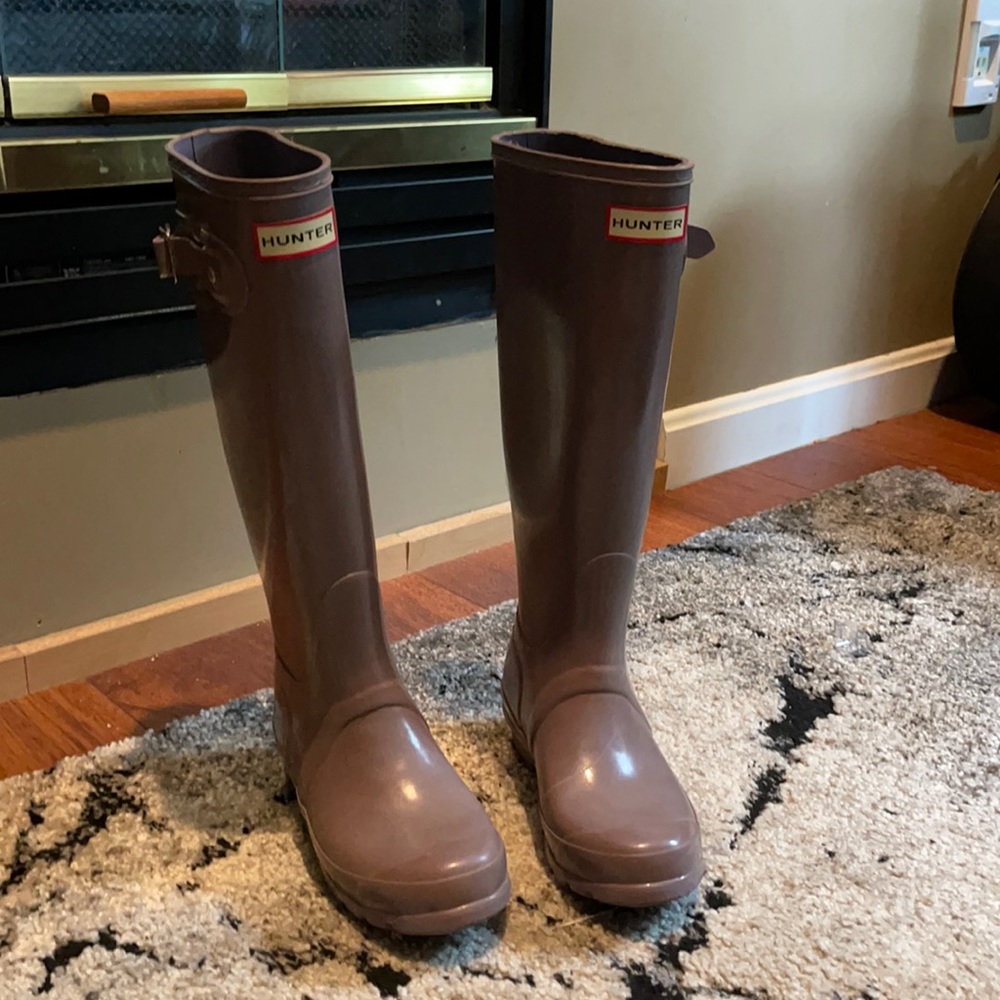 Lilac hunter boots